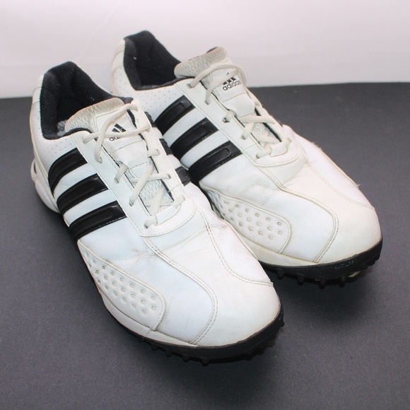 adidas Other - Adidas Adiwear Traxion 7 Cleat Leather Golf Shoes